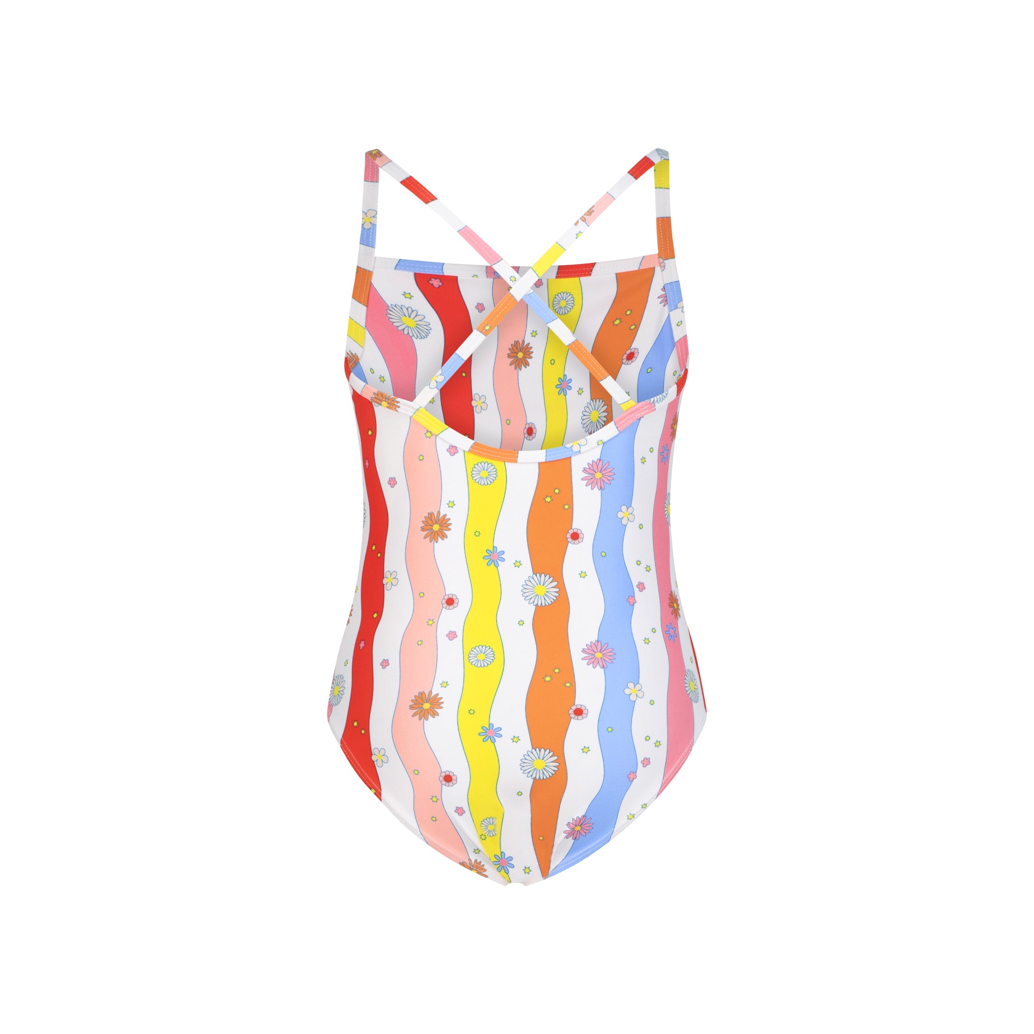 Rainbow Waves one-piece Swimsuit