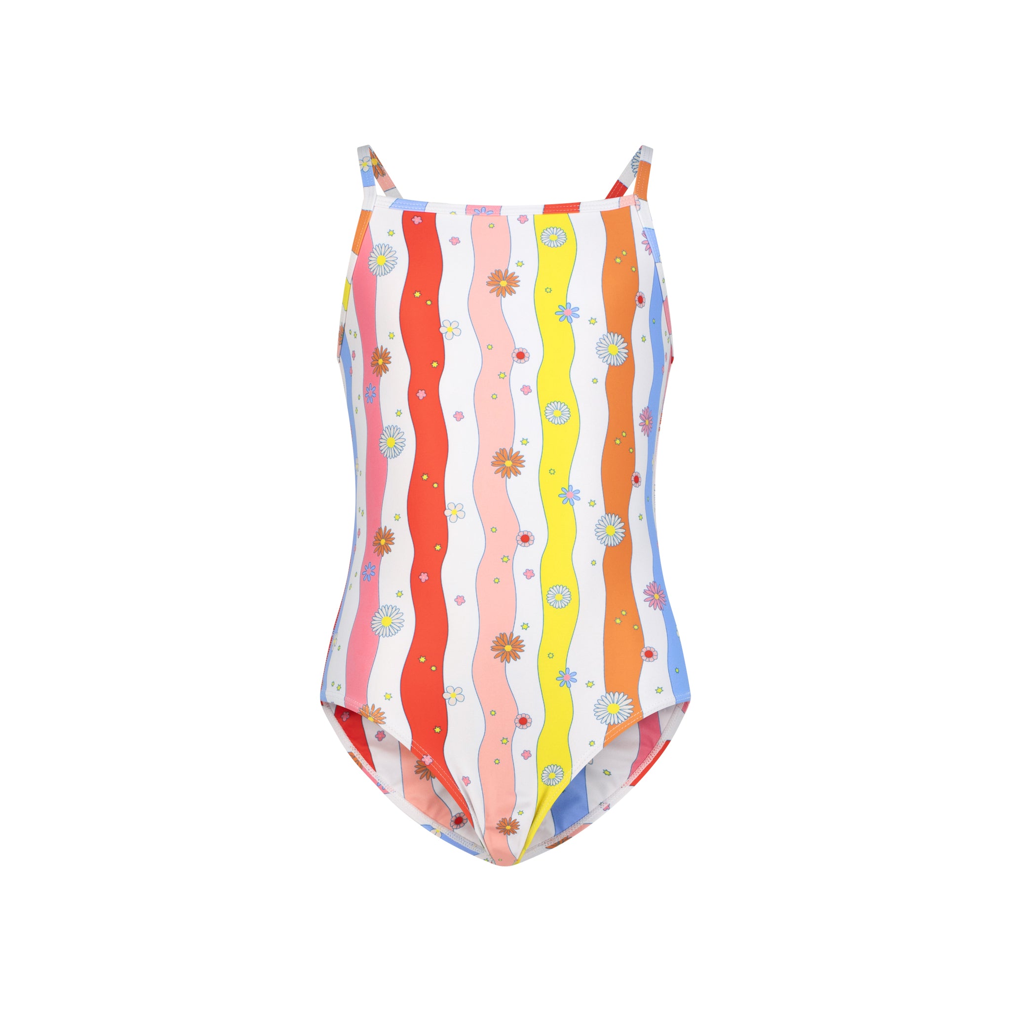 Rainbow Waves one-piece Swimsuit