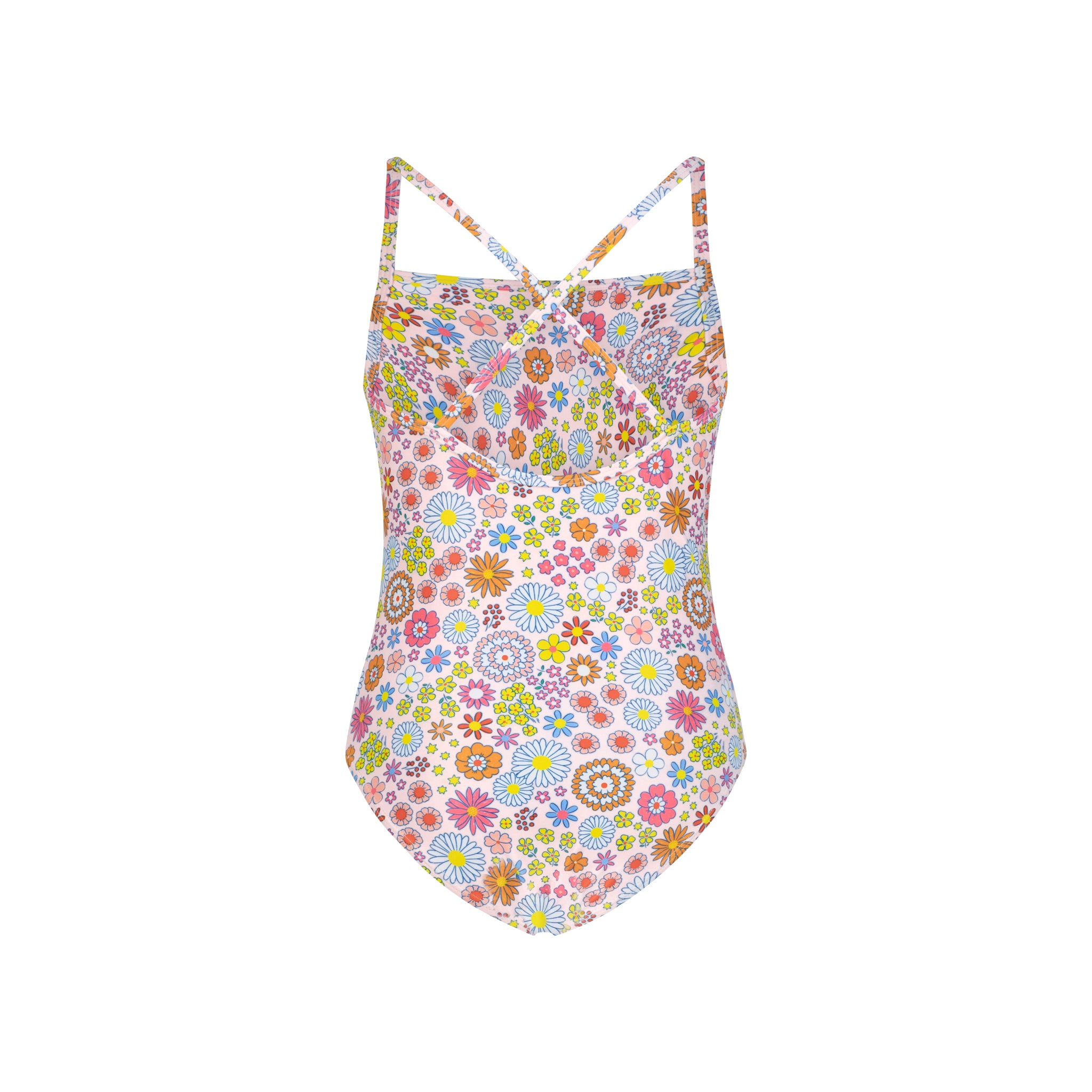 All-over Floral one-piece swimsuit
