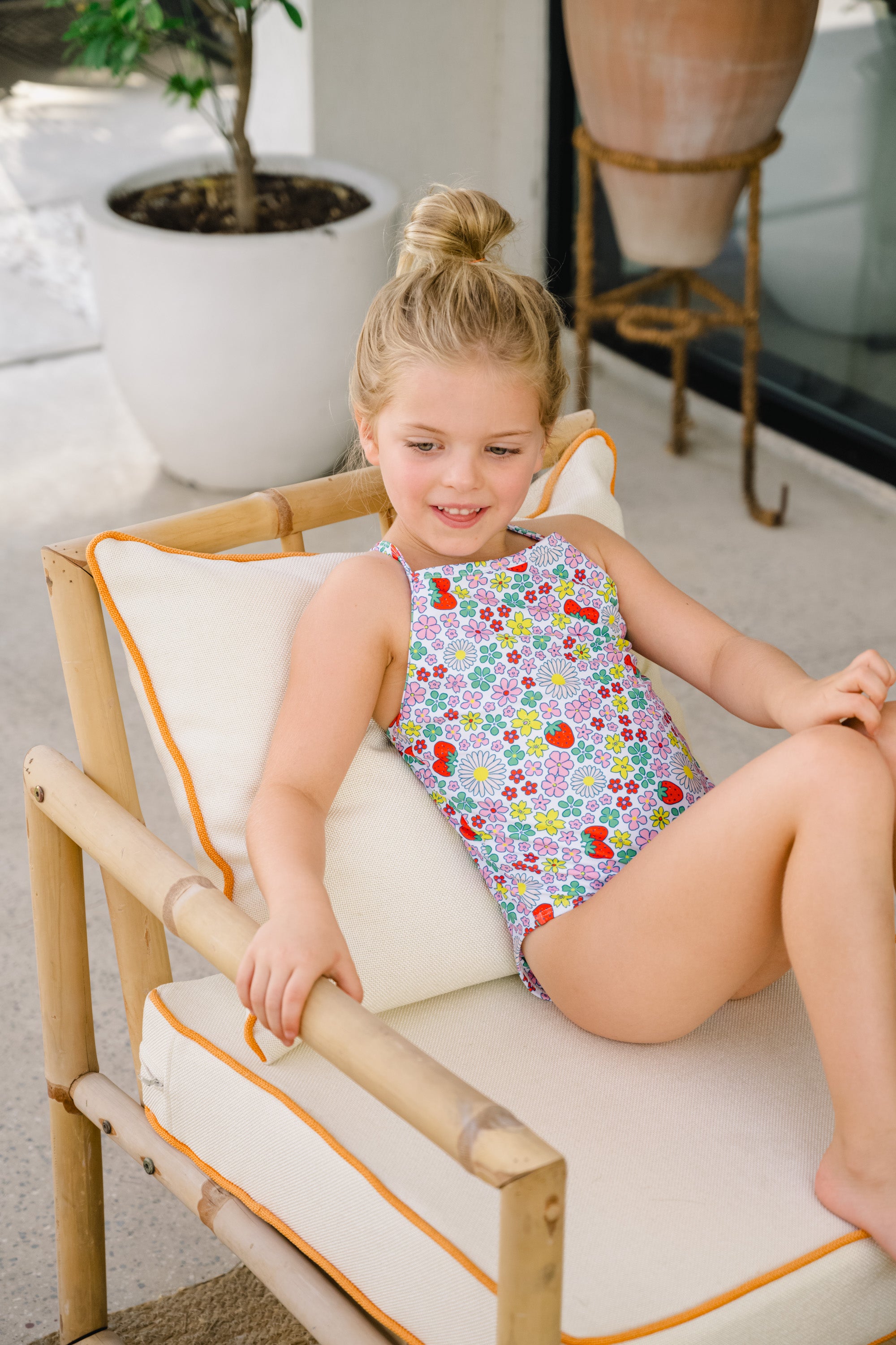 Ava Strawberry Swimsuit